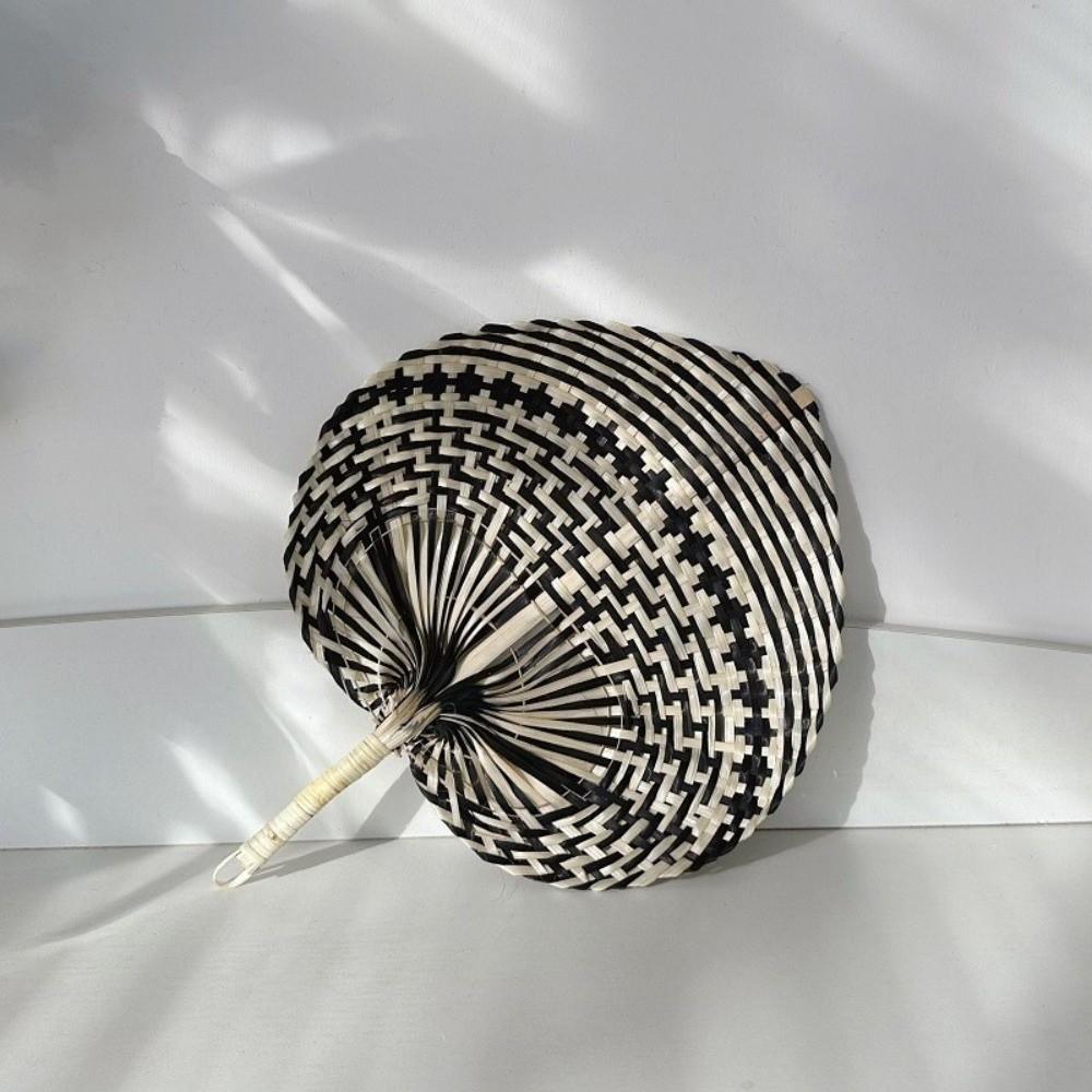 Traditional Fan Cattail-Leaf Fan Summer Cooling Hanging Fan Hand-Woven Fan  Living Room Decoration