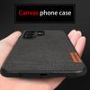 Fabric Canvas Phone Case for Samsung Galaxy S21 S22 S23 Ultra S23 Plus A54 A55 5G 360 Full Protective Back Cover