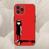 E-Emilys Чехол для телефона The Strange-es Для iPhone 16, se4, 15, 14, 13, 12, 11, Pro, X, XS, Max, XR, Plus, Mini Мягкий черный чехол