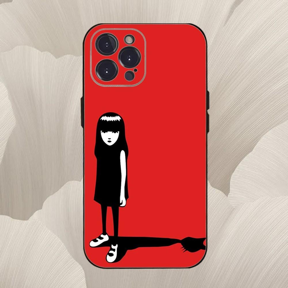 E-Emilys Чехол для телефона The Strange-es Для iPhone 16, se4, 15, 14, 13, 12, 11, Pro, X, XS, Max, XR, Plus, Mini Мягкий черный чехол