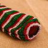 Christmas Chair Decoration Fabric Stripe Elf Table Leg Set Scene Layout Props Red Bottom 4PCS