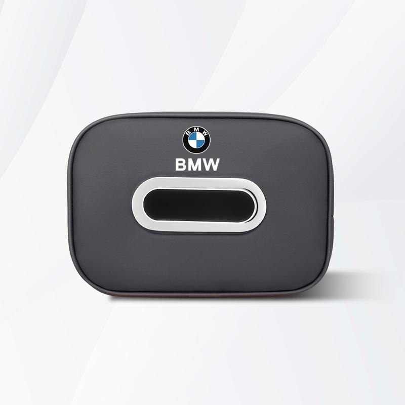 Car Tissue Box Leather Tissue Storage Bag For BMW E46 E60 E90 E39 E87 E36 E92 E70 E91 X3 X5 X1 X2 X4 X6 X7 E28 Keychain