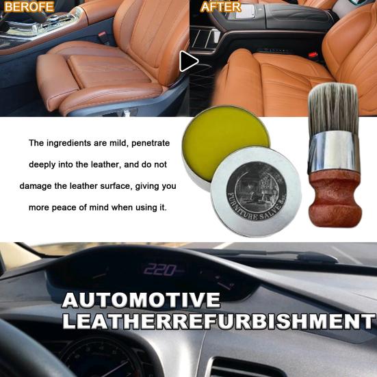 Мебельная мазь, бальзам для ремонта царапин на коже, экологически чистый, полностью натуральный, легко наносится, высокоэффективное средство для чистки кожи, комплект для ремонта царапин на диване