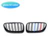 Front Bumper Kidney Grill For BMW E92 E93 M3 2010-2013 Gloss Black Dual Line Grille Car Styling Racing Grilles Replacement Part