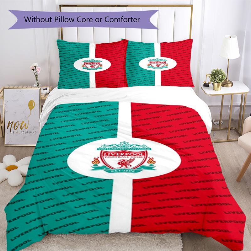 Liverpool Duvet Cover Set Perfect for Playroom Soft Fabric Perfect Gift for Friends Family