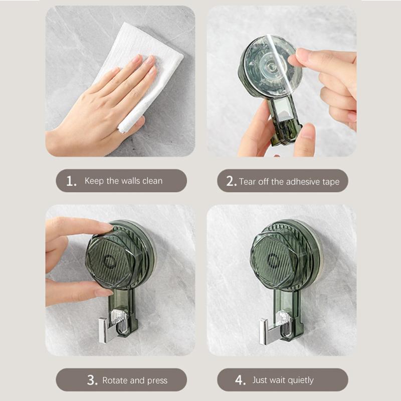 Super Strong Multipurpose Vacuum Hook Wall Waterproof Home Towel Kitchen Powerful Suction Cup Hook Bathroom Accessories