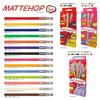 Pentel Color Ballpoint Pen Matte Hop Original + Sweet 14 Colors K110-V14ST