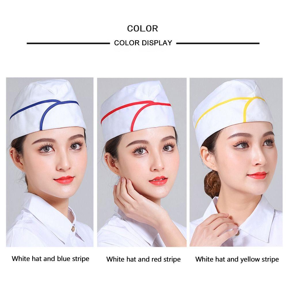 Дышащая шляпа-лодка Универсальные тканевые шапки Поварские шапки для походов Столовая