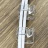 60Pcs Adhesive Cord Organizer Hooks Sticky Wire Holders Mini Size Multipurpose Transparent Cable Management Clips