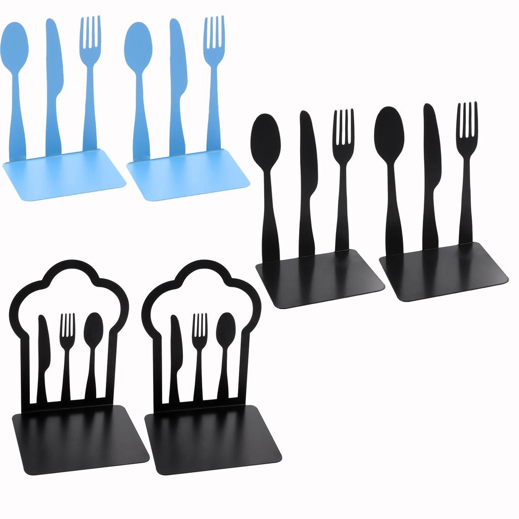 Tableware Hollow creative Bookends Personality Desktop Office Table Ornament Retractable Book Support Stationery Supplies