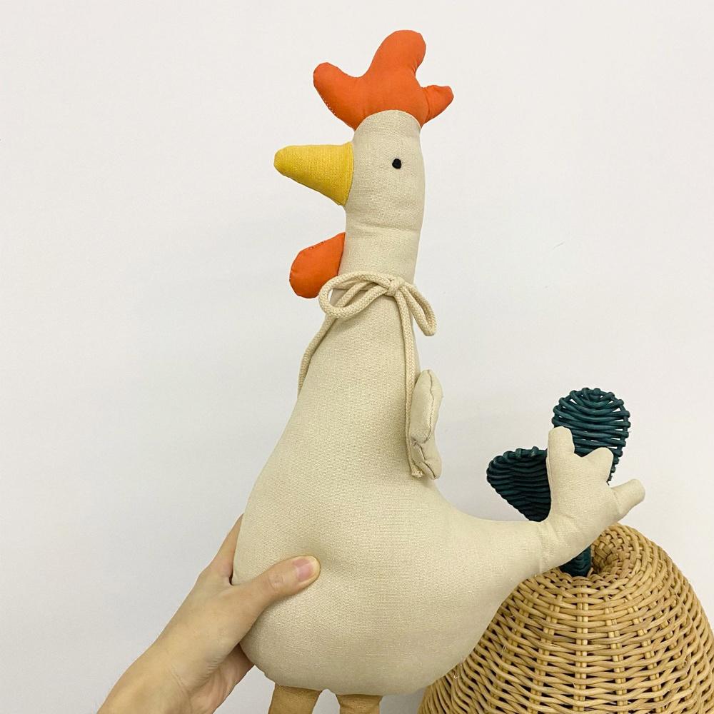 Adorable Rooster Giraffe Plush Stuffed Animal Toy Goose Plush Swan Soft Animal Duck Plush Hen Chicken Baby Toy Birthday Gift