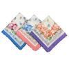 Floral Pattern Handkerchief for Women Wedding Handkerchief Pocket Handkerchief for Bride Groom Wedding Gift