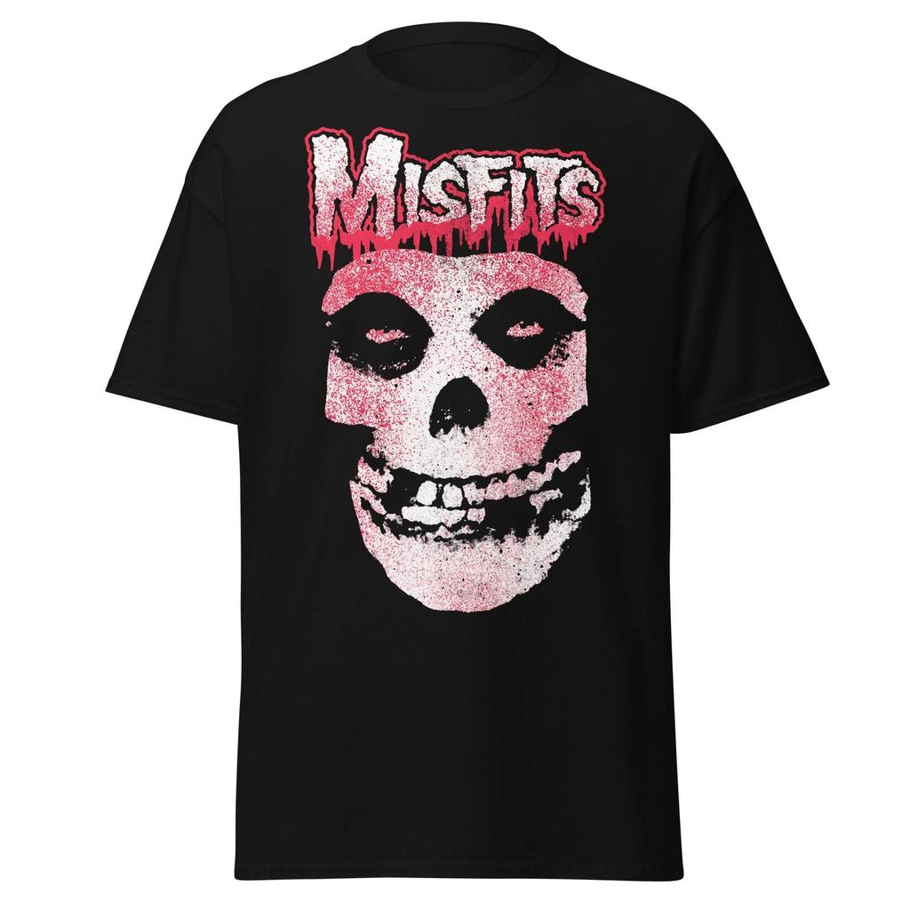 Misfits - Tagged Skull Jumbo Print T Shirt