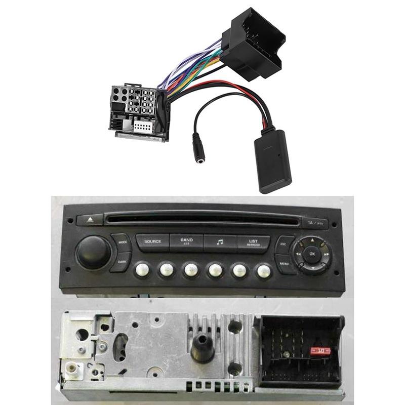 Car Audio Bluetooth Receiver Aux Cable Adapter For Peugeot 307 408 508 Citroen Sega Triumph C2C5 RD45 RD4 AUX Bluetooth Module