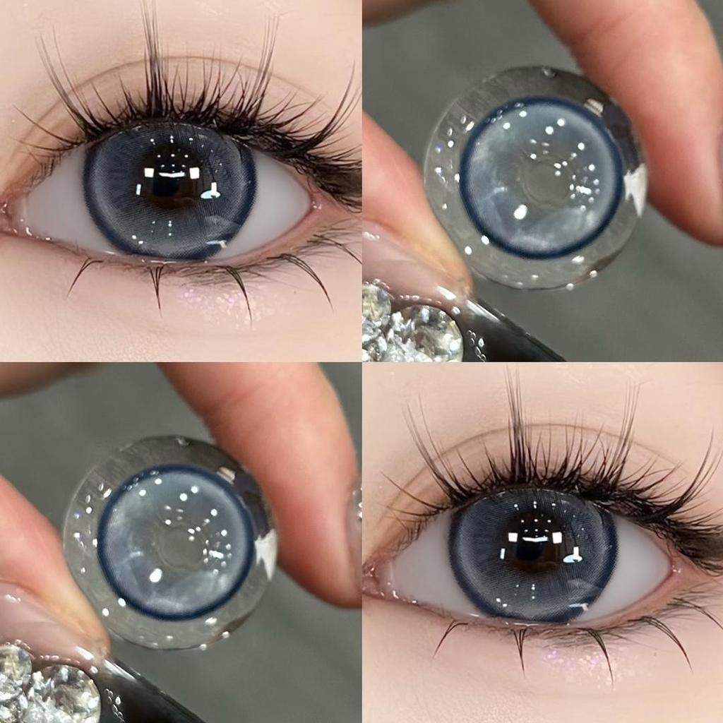 1 Year Use 2PCS Contact Lens Cosmetic Myopia Color Contact Lenses Natural Soft Contact Lens