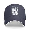 Стильная унисекс бейсболка Im A Bass, унисекс кепка тракер с застежкой, кепка папы, кепки для рыбалки нахлыстом, кепки для гольфа