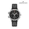 H77912335 Хаки X-Wind GMT Хроно Кварц 46 мм Черный Ремешок Мужские Часы