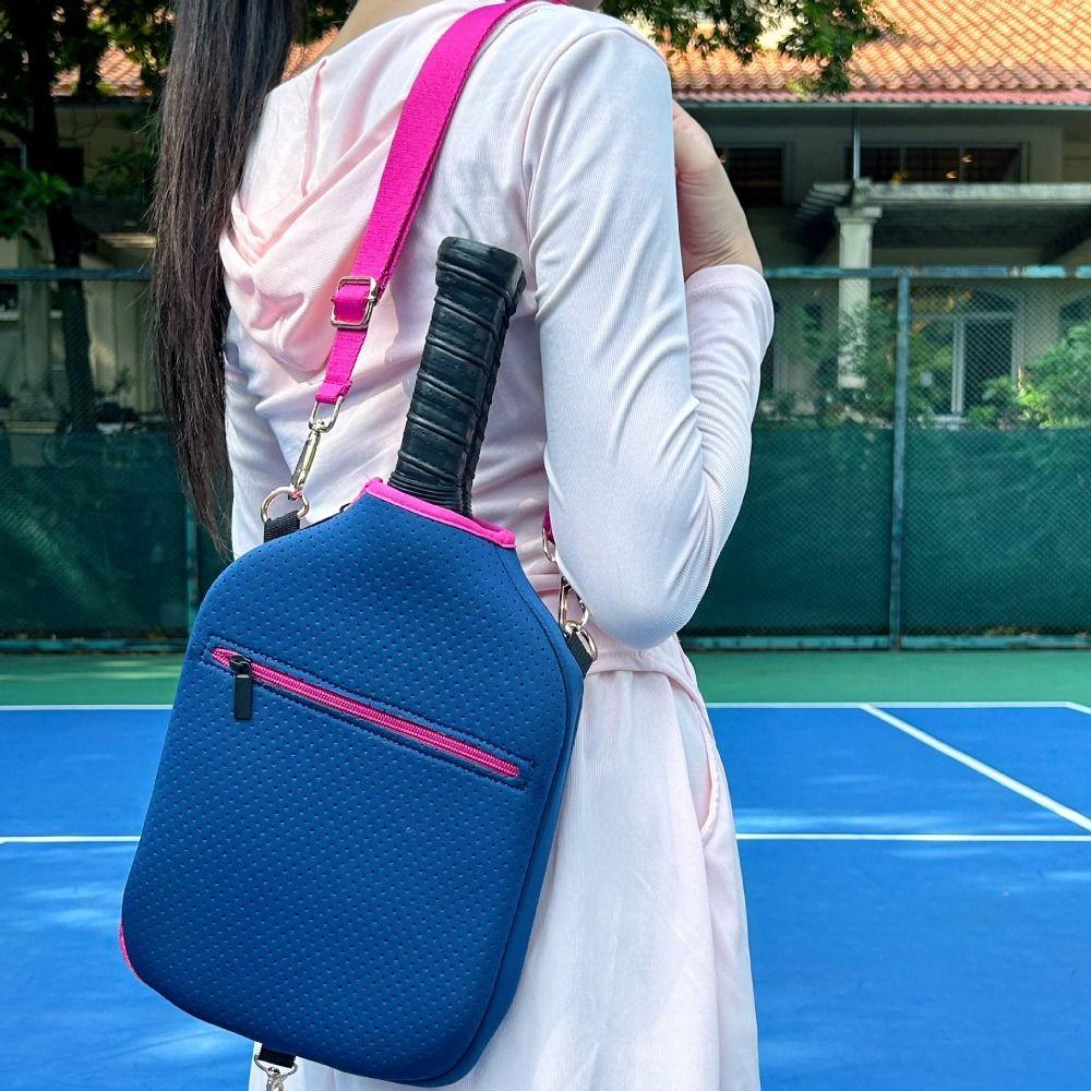 Zipper Closure Pickleball Paddle Cover Waterproof Pickleball Racket Bag Unisex