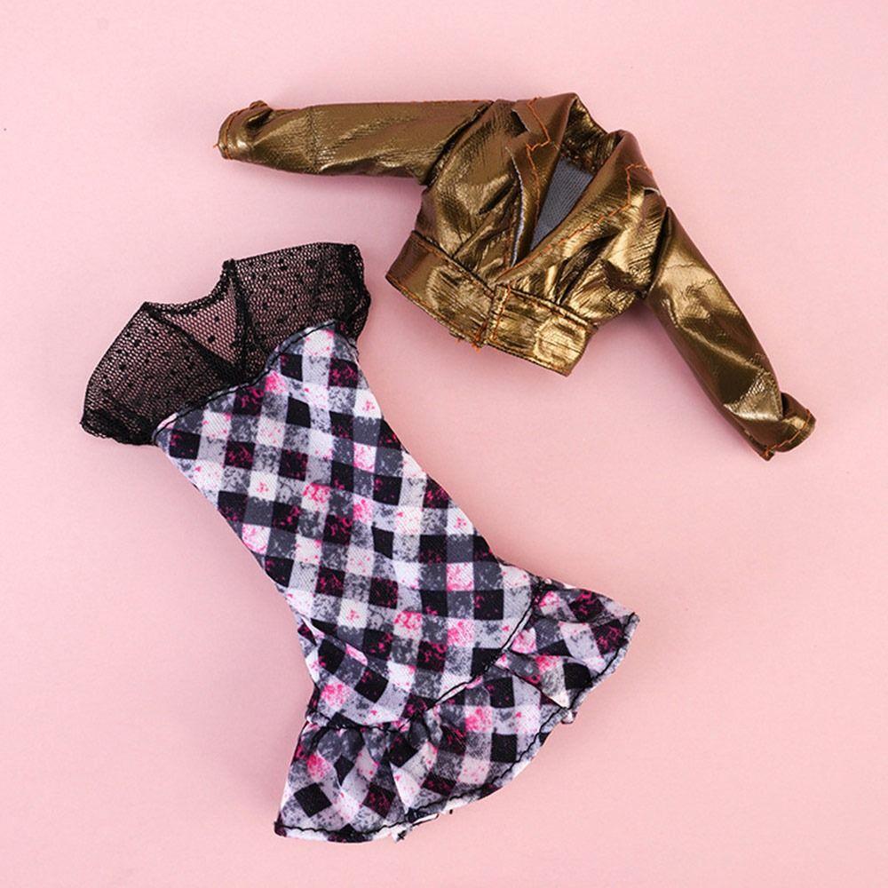 1 комплект, 30 см, детский подарок, игрушка, аксессуары для кукол, одежда для девочек, повседневная одежда, юбка для куклы, плюшевое пальто