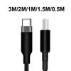 Шнур питания для ноутбука с быстрой зарядкой, наконечник USB C на DC 7.4x5.0 мм, 20 В, для зарядки ноутбуков, плетеный провод