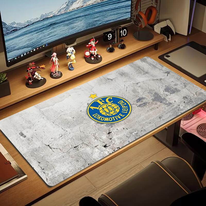 Lokomotive Leipzig Mouse Pad Large Gaming Table Cushion Non-slip Laptop Tablet Big Mousepad XXL Mat Mini PC Playmat With Lock edge_xia