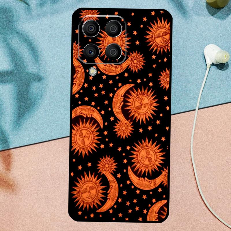 Винтажная Луна, Солнце и Звезды для чехла Samsung Galaxy M14 M34 M54 M20 M06 M16 M12 M13 M15 M35 M55 M33 M53 M21 M31 M32 M52
