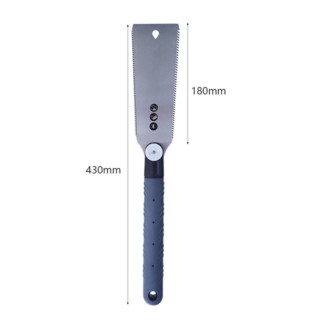 SK5 Двусторонняя японская ручная пила с резиновой ручкой Ножовка по дереву Пила с вытягиванием Гибкая торцовочная пила Инструмент для быстрой резки