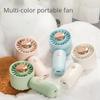 Mini Pocket Fan 3-speed USB Mini Rechargeable Handheld Fan Outdoor Portable Personal Cooler Cooling Fan