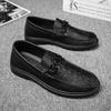Модные мужские повседневные лоферы, удобные износостойкие мужские формальные туфли 2024 года, новые высококачественные мягкие мужские повседневные туфли из искусственной кожи