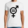 Men and Women Equality Graphic T Shirts Funny Streetwear Vintage T Shirt Hipster Creative Ropa Mujer
