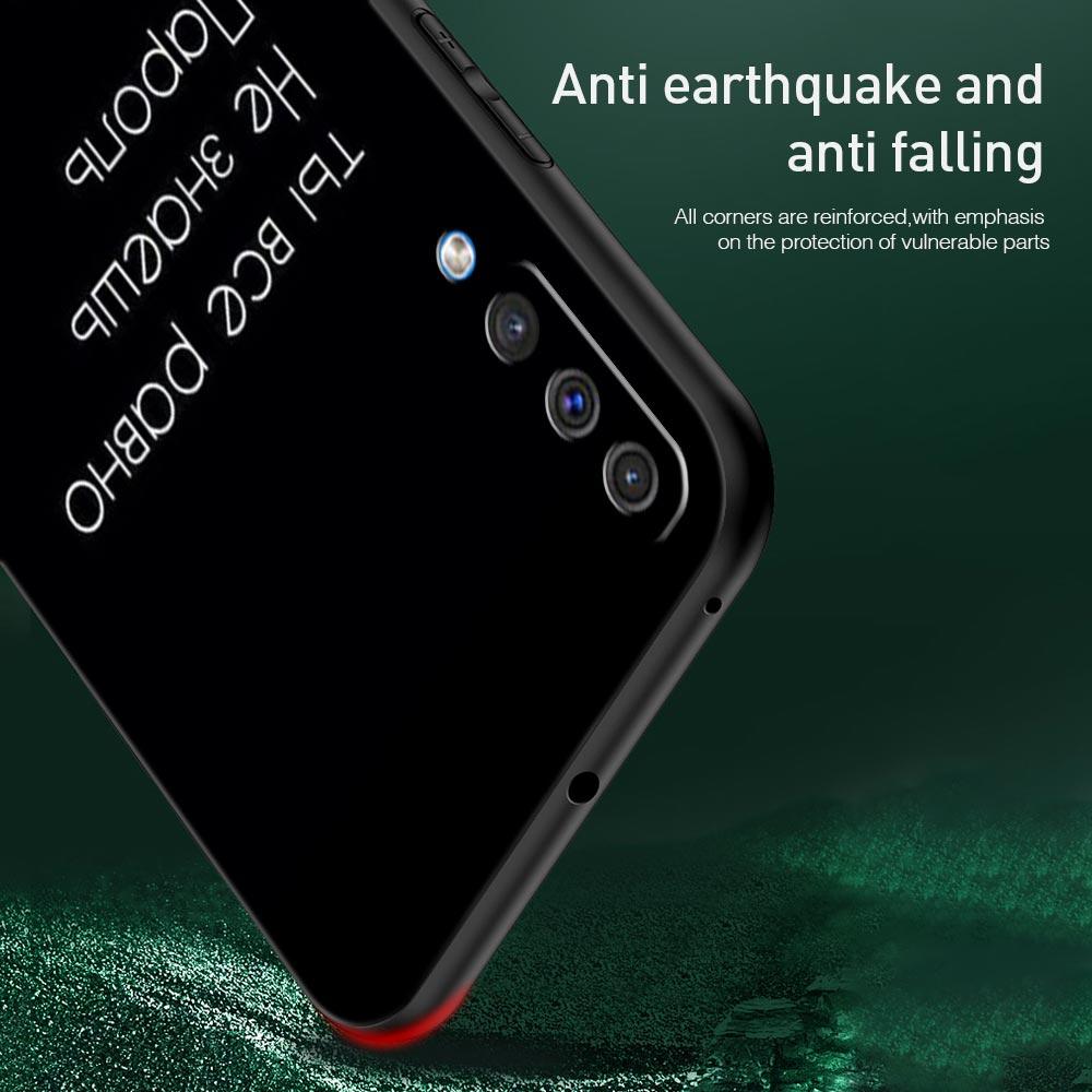 Русская цитата Слоганы Буквы Чехол для телефона Samsung Galaxy A56 A36 A26 A16 A34 A24 A42 A22 A20 A12 A40 A30 A10 5G Мягкий ТПУ Чехол