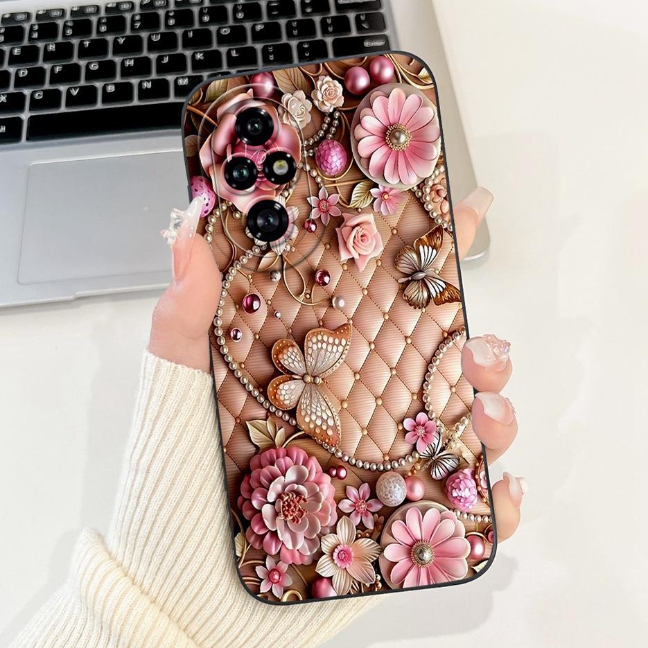 Чехол для Honor 200 Pro ELP-AN00 Новый Роскошный Покрашенный Конфетный Чехол Ударопрочный Чехол для Телефона Для Honor 200 Lite Honor200 Pro Мягкие Fundas
