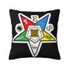 Подушка с вышивкой OES (Орден Восточных Звезд) 45x45 см Велюровая Современные Наволочки для Автомобиля Дивана