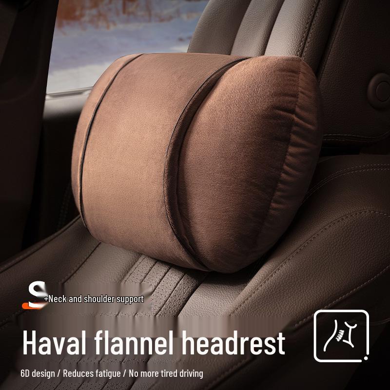 Зимние чехлы на сиденья для Haval Big Dog 2-го поколения H6 с фланелевым подголовником и поясничной поддержкой "Raptor"