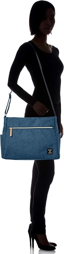 Shoulder Bag 10 Pockets Classic Heather Poly CLP GTH2522Z Denim Blue [Anello Grande]