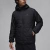 Jordan Мужская хлопковая куртка с капюшоном и длинными рукавами, с логотипом, черная FD2638-010