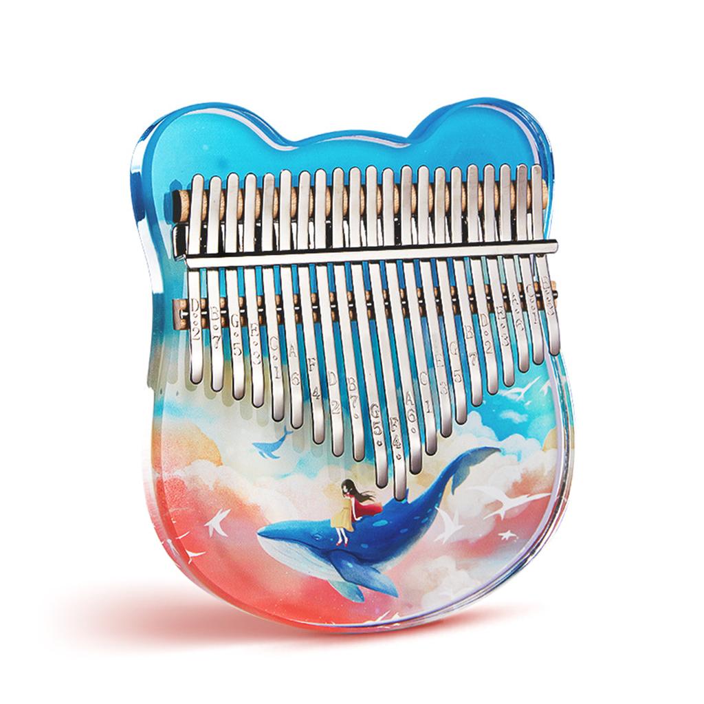 Калимба,thumb piano, инструмент с 17/21 клавишей, акриловая мини-калимба для пальцев, музыкальные инструменты с молоточком для настройки для начинающих