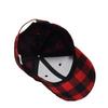 Women'S Cotton Baseball Cap Summer Uv Protection Adjustable Checkered Ponytail-Friendly Outdoor Sun Hat Fashionable Casual Style