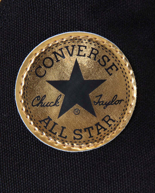 31313380 Converse All Star Goldpatch Hi Черный Золотой (Мужской)