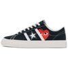 Comme des Garçons PLAY x One Star Academy Pro Черные Белые Унисекс Кроссовки Красные A09870C