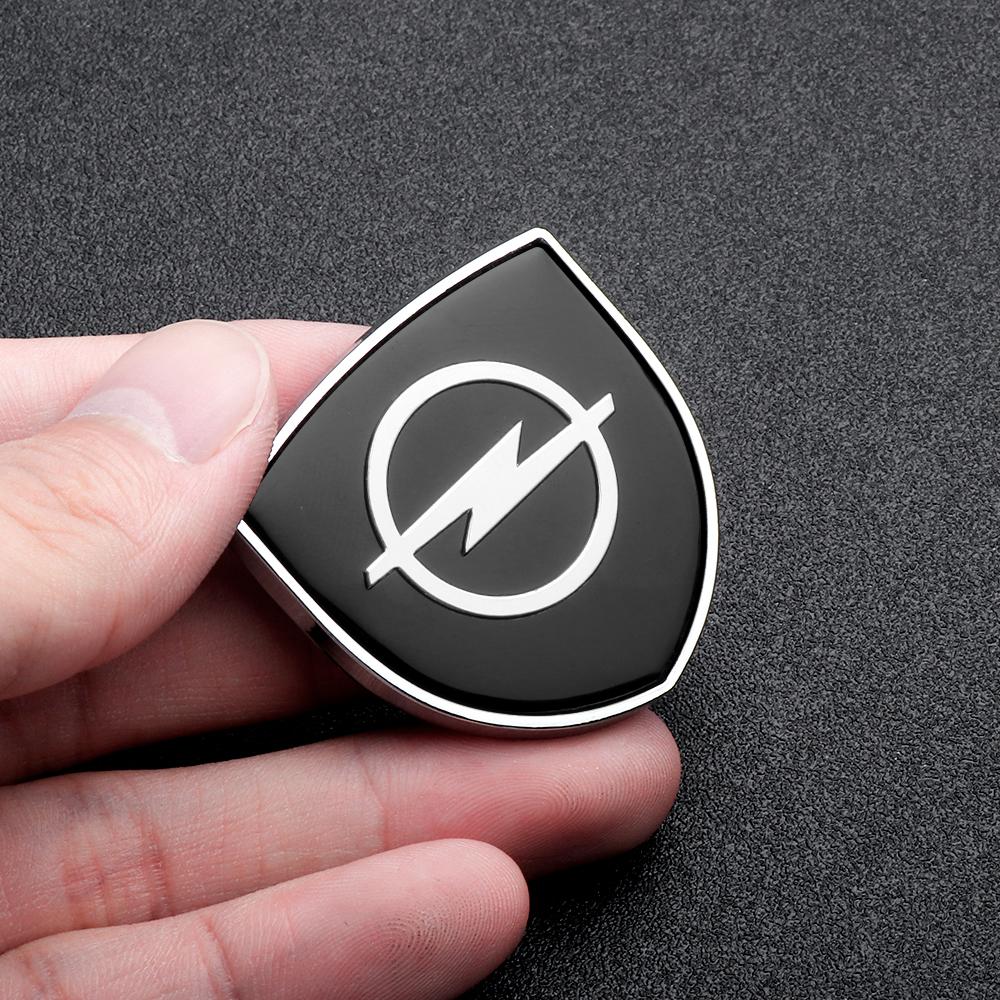 VSZA7 Car Styling Shield Badge Sticker Body Door Trunk Emblem Decor Auto Accessories For Opel OPC Astra Vectra Corsa Zafira Insignia