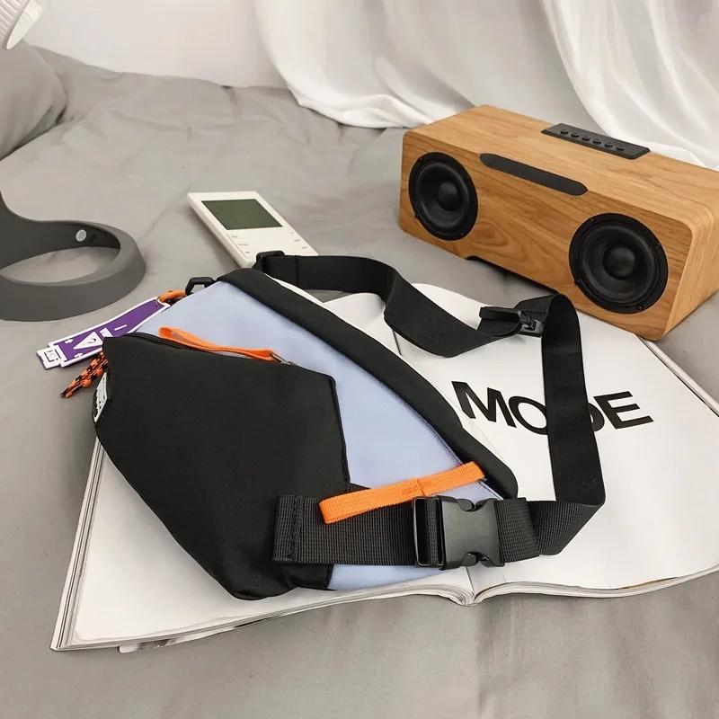 Man Chest Rig Bag Women Fanny Pack Streetwear Chest Bags Multi-function Unisex Nylon Hip Hop Waist Bag