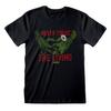 Никогда не доверяй живым Официальный мерч Universal Monsters Футболка 100% Хлопок Мужские Футболки Топ M/L/XL/2XL Новое