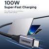 UGREEN 55517 1 м Магнитный USB C на USB C Кабель PD 100 Вт Быстрая Зарядка Data Cord для MacBook/iPhone/iPad