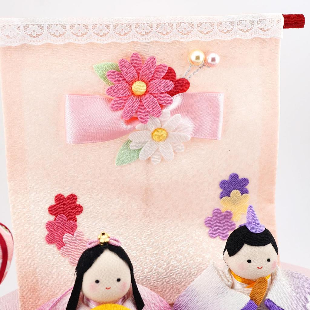 Ryukodo Small Ohana Hina Dolls Japanese and Princess Ornament (Ryukodo) (5 Dolls) 1-932 Goods/Hina Dolls/Doll Festival/Hina