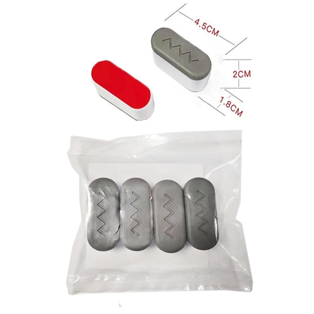 4pcs Anti-slip Toilet Seat Bumper Adhesive Function Strong Buffer Bidet Seat Bumpers Comfortable Toilet Lid Cushion