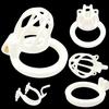 New Color Male Penis Lock Chastity Cage with Lock Resin VirginityCouple Breathable Cock Ring Penis Restrain Sex Toys for Men 18+