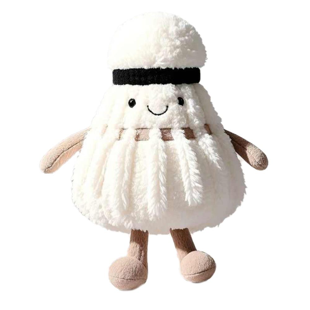 Creative Plush Doll Furry Bag Decor Pendant New Badminton Keychain  Friends Gifts