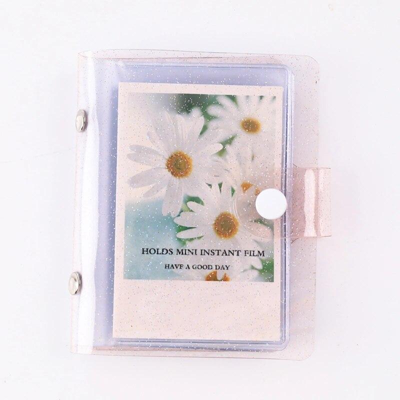 Прозрачный 36 фотографий желейный цветной фотоальбом для Instax Mini 11 9 8 90, визитная карточка с пленкой, 3 дюйма, фотоальбом, держатель для книг