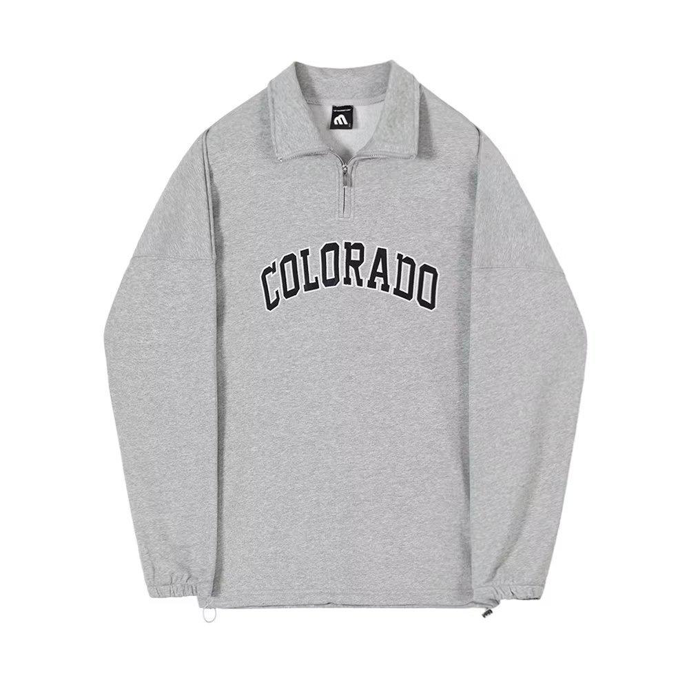 Мужское модное худи оверсайз на молнии до середины в корейском стиле – новая весенне-осенняя куртка с длинным рукавом